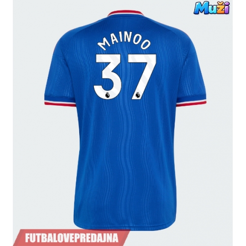 Lacne Muži Futbalové dres Manchester United Kobbie Mainoo #37 2026-27 Krátky Rukáv - Preč